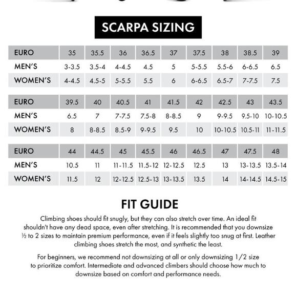 Scarpa Womens Climbing Shoes Origin Rubber Toe US Size 7 1/3 - Picture 10 of 13